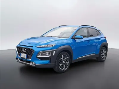 Käytetty Hyundai Kona Premium 141 HP (103 kW) 2020 Sininen Katumaasturi