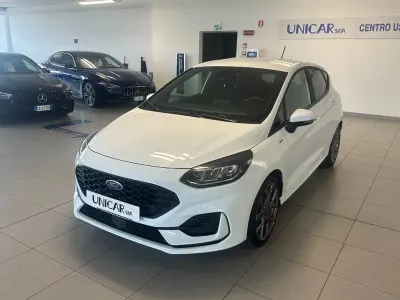 Usata Ford Fiesta ST-Line 125 CV (91 kW) 2022 Bianco frozen Utilitaria