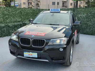 Usata BMW X3 184 CV (135 kW) 2012 Nero SUV