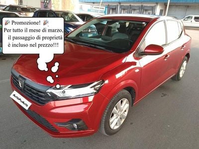 Usata Dacia Sandero Expression 67 CV (49 kW) 2022 Rosso Berlina