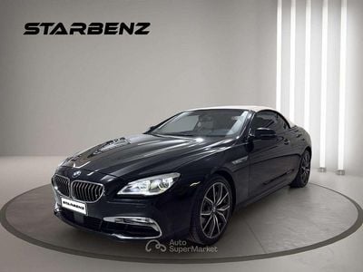 Usata BMW 640 Cabriolet 313 CV (230 kW) 2015 Nero Cabrio