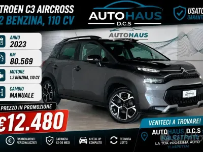 Usata Citroën C3 Aircross 110 CV (80 kW) 2023 Grigio SUV