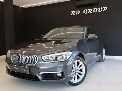 Usata BMW 118 Urban Line 150 CV (110 kW) 2016 Grigio Utilitaria