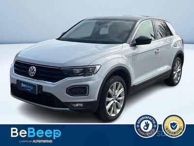 Usata VW T-Roc Style 150 CV (110 kW) 2018 Grigio metallizzato SUV