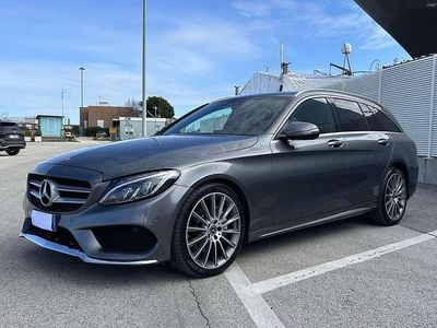 Begagnad Mercedes C220 Premium 170 HK (125 kW) 2018 Grå Kombi