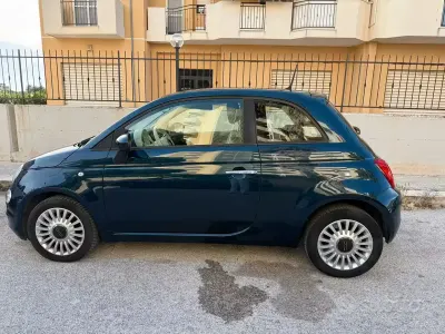 Usata Fiat 500 95 CV (69 kW) 2018 Blu Utilitaria