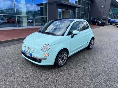Usata Fiat 500 Lounge 105 CV (77 kW) 2015 Verde Utilitaria