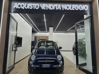 Usata Fiat 500C 95 CV (69 kW) 2013 Blu Cabrio