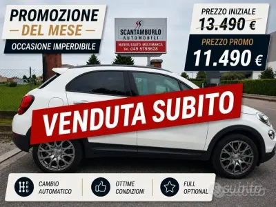 Usata Fiat 500X Cross Plus 140 CV (102 kW) 2017 Bianco SUV