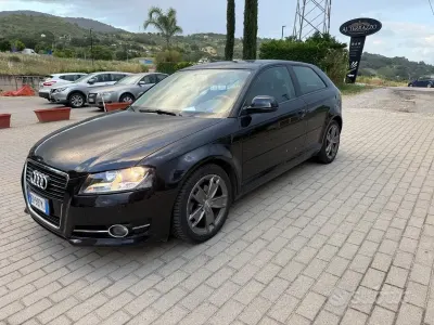 Usata Audi A3 Attraction 105 CV (77 kW) 2010 Nero Utilitaria