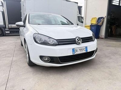 Usata VW Golf VI Highline 122 CV (89 kW) 2009 Bianco Utilitaria