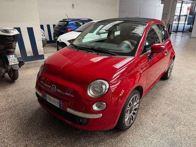 Usata Fiat 500C Lounge 69 CV (50 kW) 2009 Rosso Cabrio