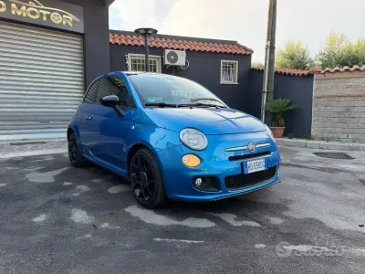 Usata Fiat 500 Lounge 105 CV (77 kW) 2014 Blu Berlina