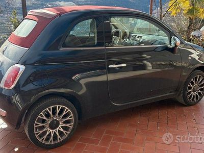 Usata Fiat 500 69 CV (50 kW) 2009 Nero Cabrio