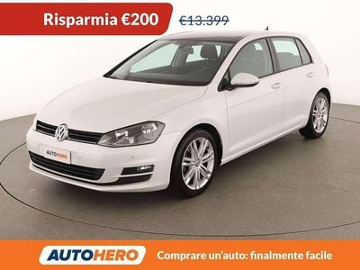 Usata VW Golf VII Highline 150 CV (110 kW) 2016 Bianco Berlina