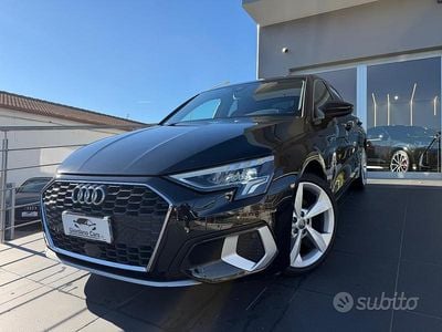 Usata Audi A3 Sport 150 CV (110 kW) 2020 Nero Berlina