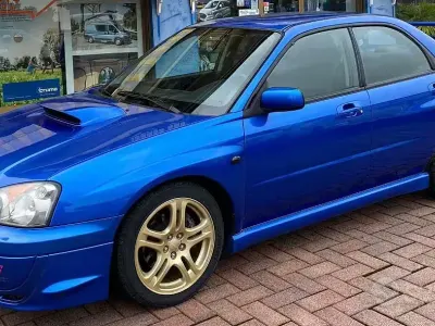 Usata Subaru Impreza 224 CV (164 kW) 2003 Blu Berlina