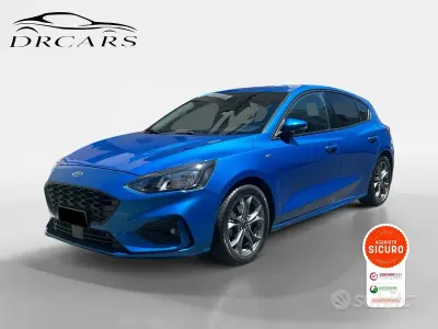 Usata Ford Focus ST-Line 120 CV (88 kW) 2019 Bluazzurro Berlina