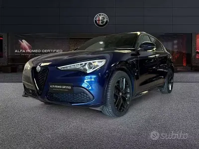 Usata Alfa Romeo Stelvio Veloce 280 CV (205 kW) 2021 Blu/azzurro SUV