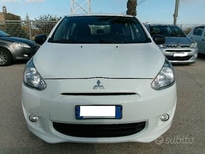 Usata Mitsubishi Space Star Intense 70 CV (51 kW) 2016 Bianco Berlina