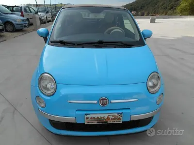 Usata Fiat 500C 86 CV (63 kW) 2012 Blu Cabrio