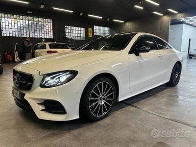 Usata Mercedes E220 194 CV (142 kW) 2019 Bianco Coupé