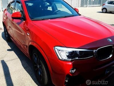 Usata BMW X4 M Sport 190 CV (139 kW) 2016 Rosso SUV