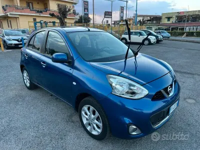 Gebraucht Nissan Micra 80 PS (58 kW) 2016 Blau Kleinwagen