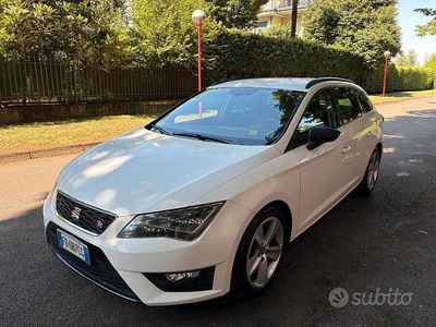Usata Seat Leon ST Business 150 CV (110 kW) 2017 Bianco Station wagon