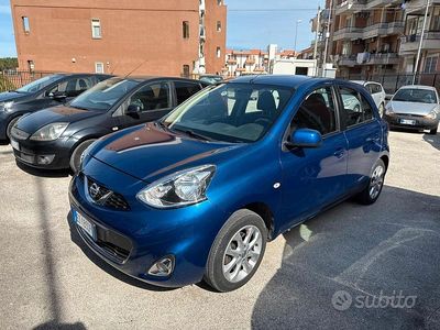 Usata Nissan Micra Visia 80 CV (58 kW) 2015 Blu Utilitaria