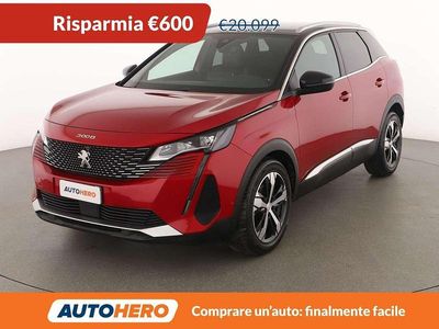 Usata Peugeot 3008 GT 131 CV (96 kW) 2021 Rosso SUV