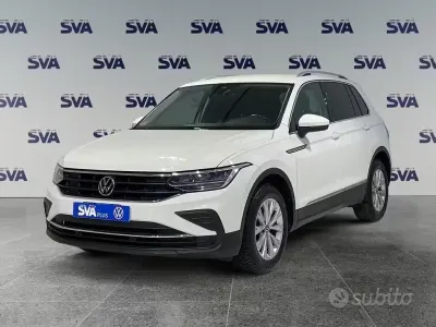Usata VW Tiguan Life 150 CV (110 kW) 2021 Bianco SUV