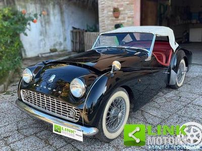 usata Triumph TR3 A "bocca larga", Certificato di origine, ASI Collazzone