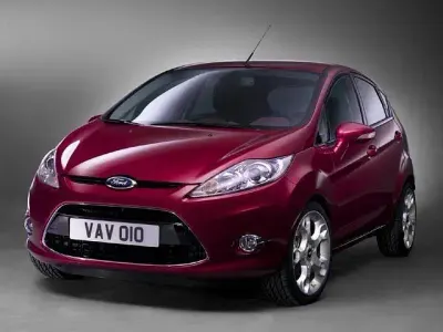 Usata Ford Fiesta Titanium 89 CV (65 kW) 2009 Argento Berlina