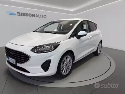 Usata Ford Fiesta Titanium 125 CV (91 kW) 2023 Bianco frozen Utilitaria