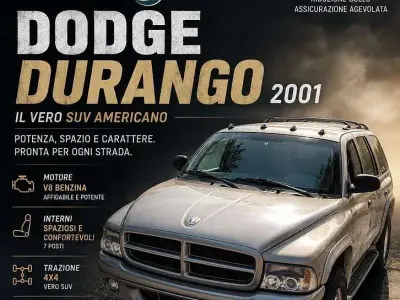Usata Dodge Durango 238 CV (175 kW) 2001 Grigio SUV
