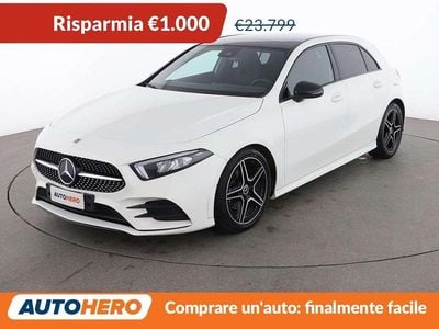 Usata Mercedes A180 AMG Line Premium 116 CV (85 kW) 2021 Bianco Berlina