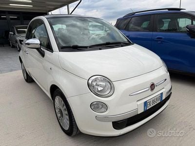 Usata Fiat 500 Lounge 95 CV (69 kW) 2011 Bianco Utilitaria