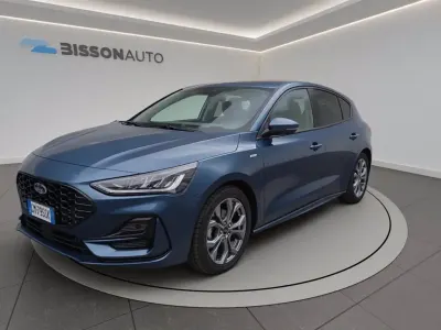 Occasion Ford Focus ST-Line X 125 ch (91 kW) 2023 Bleue Berline