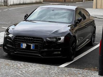 Usata Audi A5 S-Line 177 CV (130 kW) 2014 Nero Berlina
