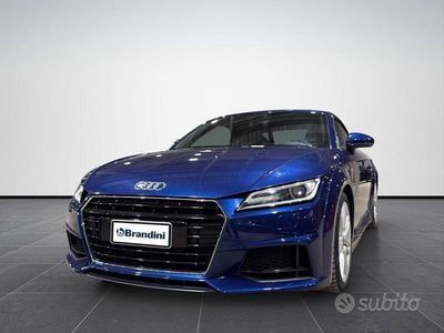 Usata Audi TT Roadster S-Line 184 CV (135 kW) 2016 Blu Cabrio