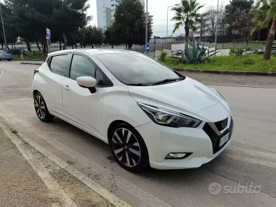 Begagnad Nissan Micra 90 HK (66 kW) 2017 Vit Halvkombi