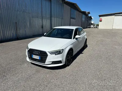 Usata Audi A3 150 CV (110 kW) 2020 Bianco Berlina