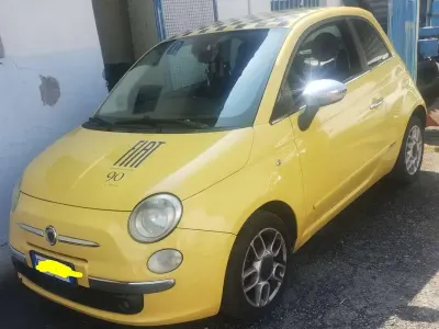 Usata Fiat 500 75 CV (55 kW) 2009 Giallo Cabrio