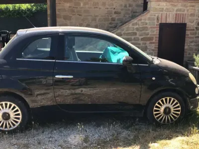 Usata Fiat 500 Lounge 69 CV (50 kW) 2010 Nero Utilitaria