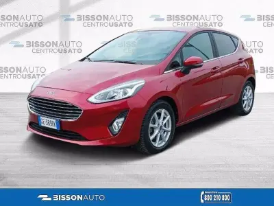 Usado Ford Fiesta Titanium S 125 HP (91 kW) 2021 Vermelho Citadino