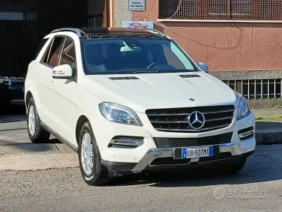 Usata Mercedes ML250 204 CV (150 kW) 2013 Bianco SUV