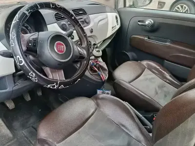 Usata Fiat 500 75 CV (55 kW) 2008 Bianco Berlina