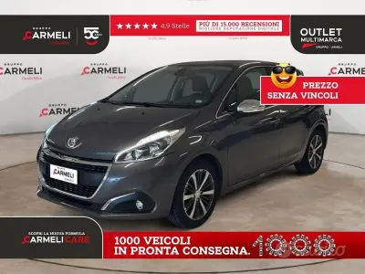 Usata Peugeot 208 Allure 82 CV (60 kW) 2018 Grigio Utilitaria
