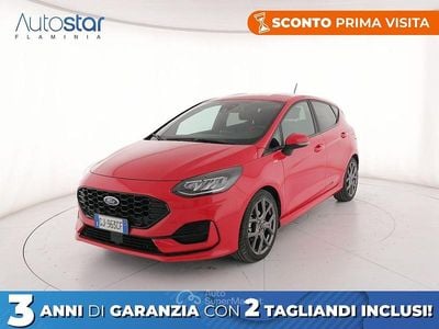 Usata Ford Fiesta ST-Line 125 CV (91 kW) 2022 Rosso Utilitaria